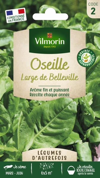 Potagères - Oseille Large de Belleville - Légumes d'Autrefois - PACKAGING_RECTO